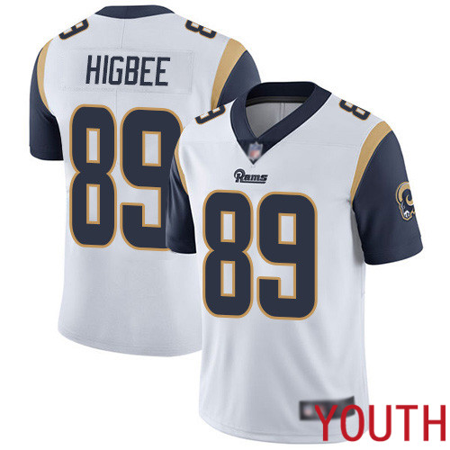 Los Angeles Rams Limited White Youth Tyler Higbee Road Jersey NFL Football 89 Vapor Untouchable